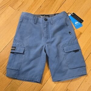 Quiksilver Boys Blue Amphibian Cargo Shorts